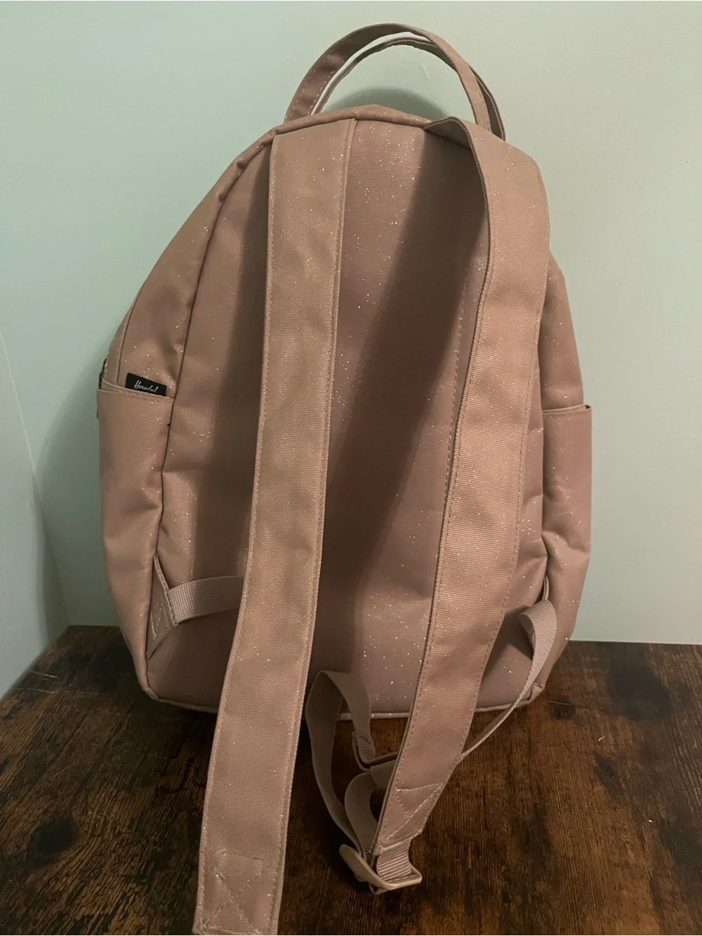 Herschel tan mini backpack